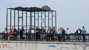 TEKNOFEST'in yapılacağı Samsun'da model uçaklarla gösteri sunuldu