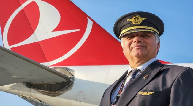 THY pilotu Ceyhan Yılmazcan, 48 yıllık meslek hayatının son uçuşunu gerçekleştirdi