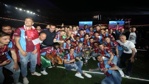 Trabzonspor şampiyonluk kupasını aldı