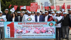 Trakya'da 1 Mayıs Emek ve Dayanışma Günü kutlandı