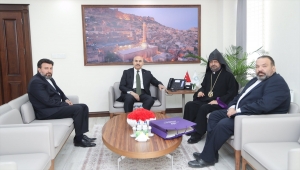 Türkiye Ermenileri Patriği Maşalyan, Mardin Valisi Demirtaş'ı ziyaret etti