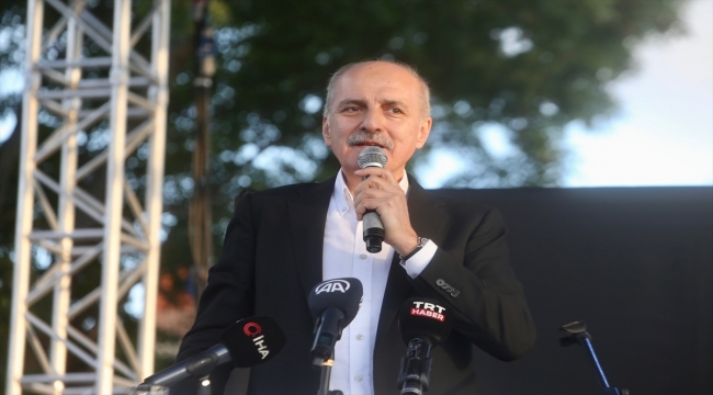 AK Parti'li Kurtulmuş, Polonezköy Kiraz Festivali'nin açılışında konuştu: