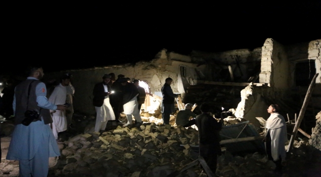 Anadolu Ajansı, Afganistan'ı vuran deprem bölgesini görüntüledi