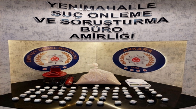 Ankara'da 6 kilo 220 gram eroin ele geçirildi
