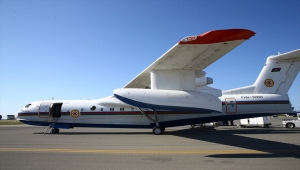 Azerbaycan orman yangınlarının söndürülmesine destek için Türkiye'ye amfibi uçak gönderdi