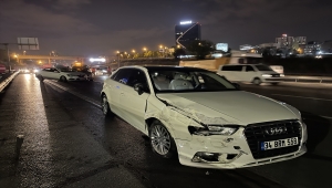 Bağcılar'da zincirleme trafik kazasında 1 kişi yaralandı