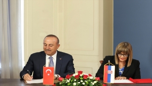 Bakan Çavuşoğlu, Sırp mevkidaşı Selakovic ile ortak basın toplantısında konuştu: