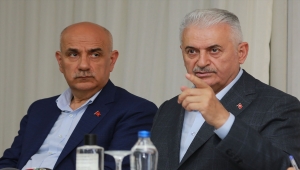 Bakan Kirişci ve AK Parti'li Yıldırım, Yusufeli Barajı ve HES inşaatında inceleme yaptı