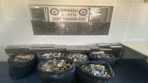 Çanakkale'de 11 bin paket sigara hırsızlığının 3 şüphelisi yakalandı