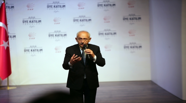 CHP Genel Başkanı Kılıçdaroğlu, Aydın'da üye katılım töreninde konuştu: