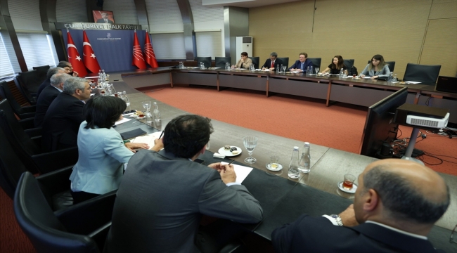 CHP'li komisyon üyeleri, AB Türkiye Delegasyonu Başkanı Meyer-Landrut ile görüştü