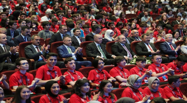 Cumhurbaşkanı Erdoğan, 53. TÜBİTAK Lise Öğrencileri Araştırma Projeleri Ödül Töreni'nde konuştu: (1)