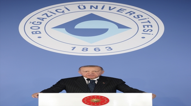 Cumhurbaşkanı Erdoğan, Boğaziçi Üniversitesi Kandilli Bilim, Teknoloji ve Araştırma Binası'nın açılışında konuştu: (1)