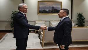 Cumhurbaşkanı Yardımcısı Oktay, Orman Genel Müdürü Karacabey'i kabul etti