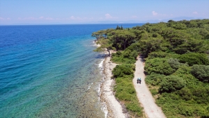 Dilek Yarımadası Milli Parkı'nda güvenliği atlı jandarma ekipleri sağlıyor