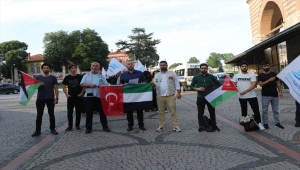 Edirne'de Mavi Marmara saldırısı protesto edildi
