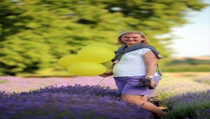 Edirne'nin "mor turizmi" Lavanta Tarla Günleri sembolik hasatla başladı