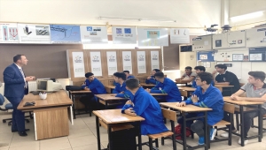 Enerjinin Yıldızları Projesi'nde lise öğrencilerine hidroelektrik santralinde uygulamalı eğitim