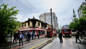 Eskişehir'de yangın çıkan otel kullanılamaz hale geldi