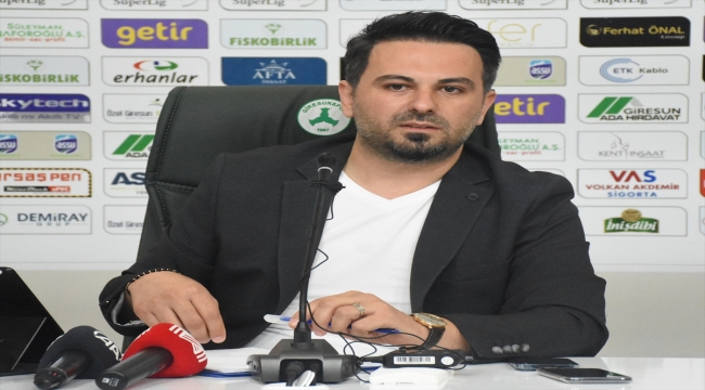 Giresunspor Kulübü Basın Sözcüsü Karademir, transfer sürecini değerlendirdi: