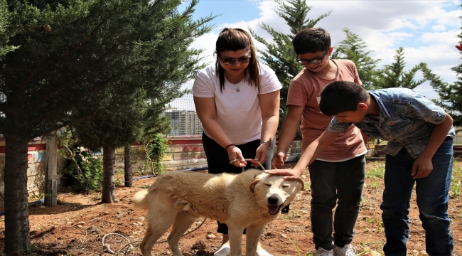 Görme engelli öğrenciler "Toprak" ile köpek korkularını yendi