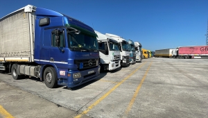 Hamzabeyli'de tır parkında süren genişletme çalışmaları tamamlandı
