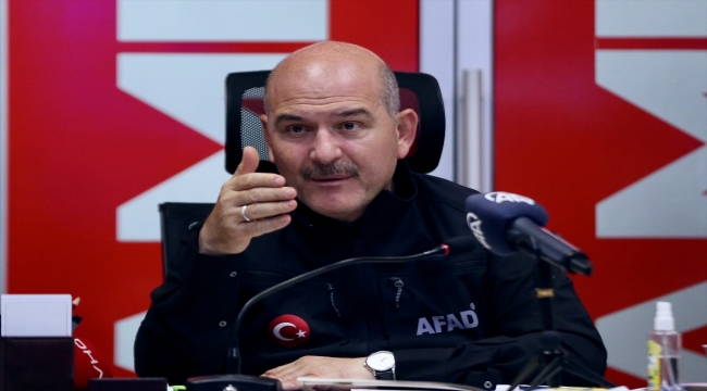 İçişleri Bakanı Soylu, Bartın'daki incelemelerinin ardından açıklama yaptı: