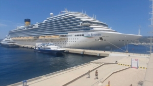 İtalya bandıralı kruvaziyer Costa Venezia yeniden Bodrum'da