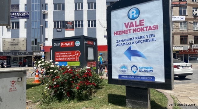 Kayseri Büyükşehir Belediyesi "Park Et-Vale" uygulamasında ikinci hizmet noktasını açtı 