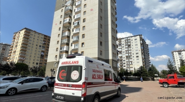 Kayseri'de altıncı kattan düşen çocuk ağır yaralandı