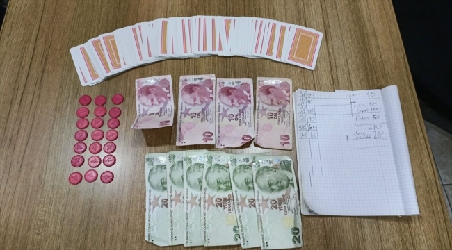 Kayseri'de kumar operasyonu: 7 kişiye 12 bin lira ceza 