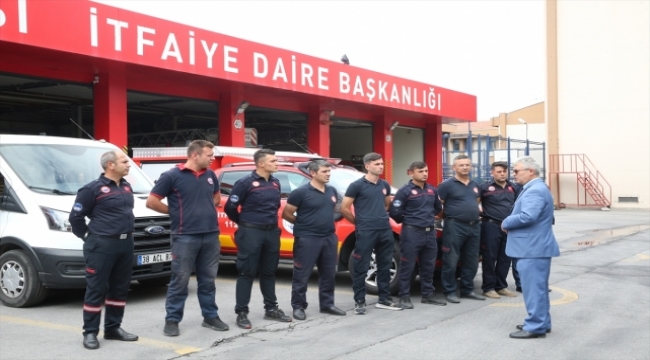 Kayseri'den sel bölgesine personel ve ekipman desteği