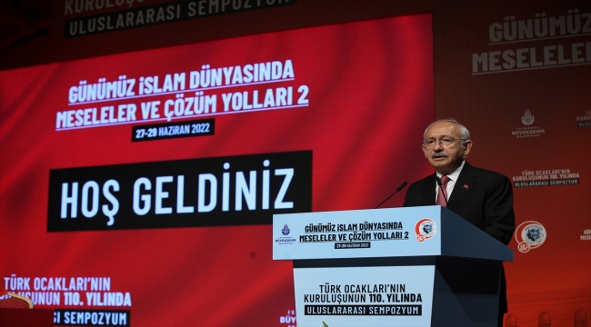 Kılıçdaroğlu, "Günümüz İslam Dünyasında Meseleler ve Çözüm Yolları-2" Sempozyumu'nda konuştu: