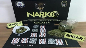 Malatya'da uyuşturucu operasyonlarında 4 zanlı tutuklandı