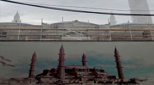 Mimar Sinan'ın "şaheseri" Selimiye'de kapsamlı restorasyon sürüyor