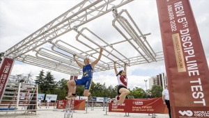 Modern pentatlonda engel disiplini Ankara'da test edildi