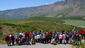 Nemrut Krater Gölü'nde "doğada acil müdahale" eğitimi verildi 