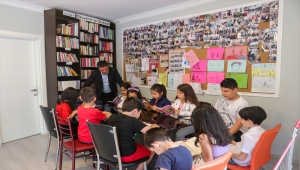 "Okuması çocuklardan hediyesi muhtardan" kampanyası çocuklara kitapları sevdirdi