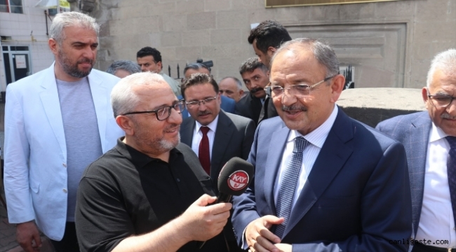 Kayseri'de konuşan Özhaseki'den muhalefet belediye başkanlarına eleştiri