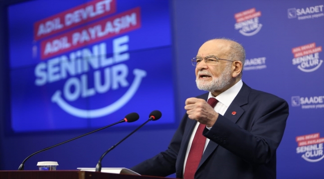 Saadet Partisi Genel Başkanı Karamollaoğlu, "düzensiz göç" konusunu değerlendirdi: