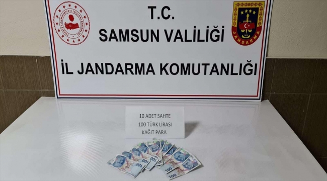 Samsun'da sahte parayla alışveriş yapan şüpheli yakalandı