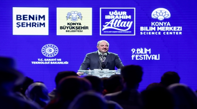 Sanayi ve Teknoloji Bakanı Varank, Konya Bilim Festivali'nin açılış töreninde konuştu: