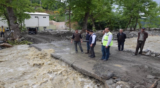 Sinop'ta taşkınların ardından dere ve ırmakların debileri düştü