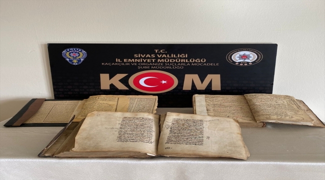 Sivas'ta sosyal medyadan tarihi eser sattığı belirlenen zanlı yakalandı