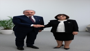  TBMM Başkanı Şentop, Azerbaycan Milli Meclis Başkanı Gafarova ile bir araya geldi