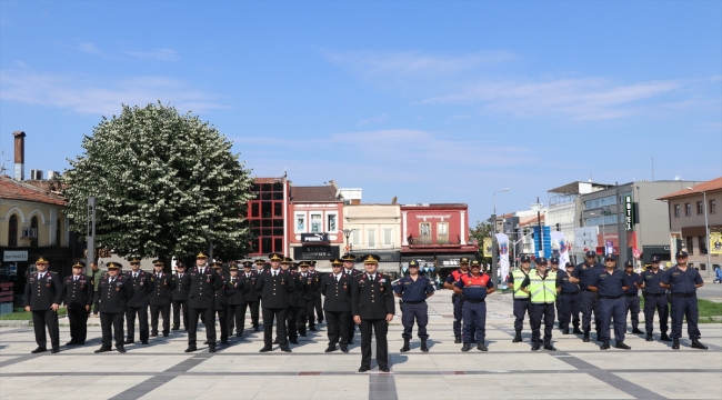 Trakya'da jandarma teşkilatının 183. kuruluş yıl dönümü kutlandı