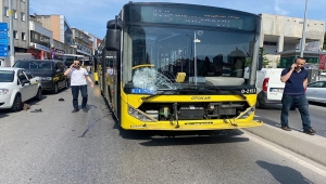 Ümraniye'de İETT otobüsünün çarptığı temizlik işçisi hayatını kaybetti