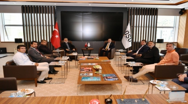 AK Parti Milletvekili Yıldız, Kayseri OSB'nin yeni yönetimini ziyaret etti