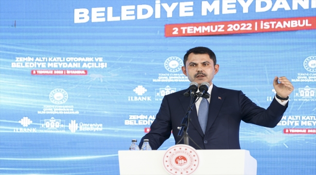 Bakan Murat Kurum, Ümraniye'deki açılış töreninde konuştu: 