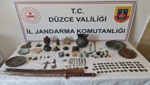 Düzce'de tarihi eser kaçakçılığı operasyonunda 2 kişi yakalandı